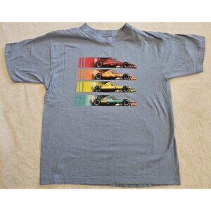 Vintage Tech Deck Light Blue/Gray T-Shirt Youths XL Short Sleeve Racecar